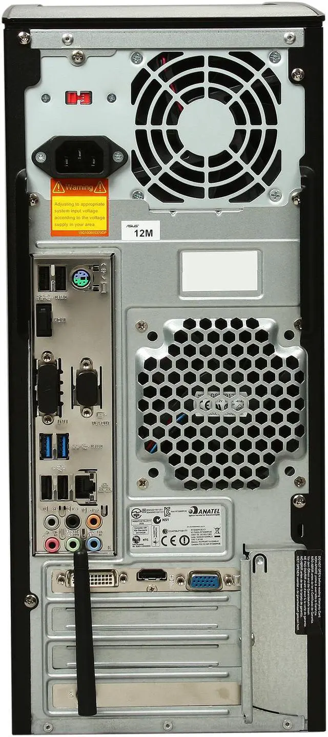 Alt view image 6 of 7 - ASUS Desktop PC CM6870-US-2AA Intel Core i5-3450 12GB DDR3 2TB HDD Nvidia Geforce GT 520 1GB Windows 7 Home Premium 64-Bit