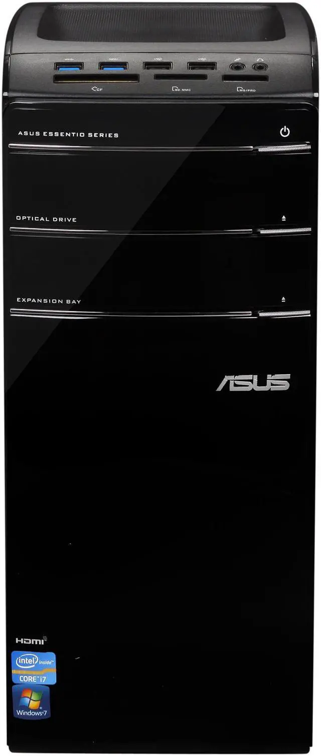 Alt view image 2 of 7 - ASUS Desktop PC CM6870-US-3AC Intel Core i7-3770 8GB DDR3 2TB HDD Nvidia Geforce GT 545 3GB DDR3 Windows 7 Home Premium 64-Bit