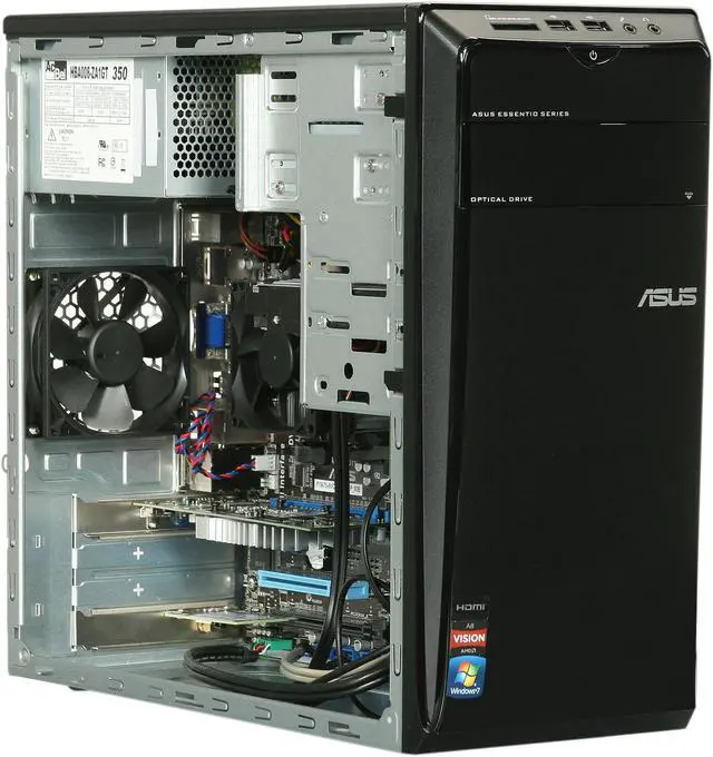 Alt view image 7 of 9 - ASUS Desktop PC CM1740-US-2AG AMD A8-3820 8GB DDR3 1TB HDD AMD Radeon HD 7470 1GB DDR3 Windows 7 Home Premium 64-Bit