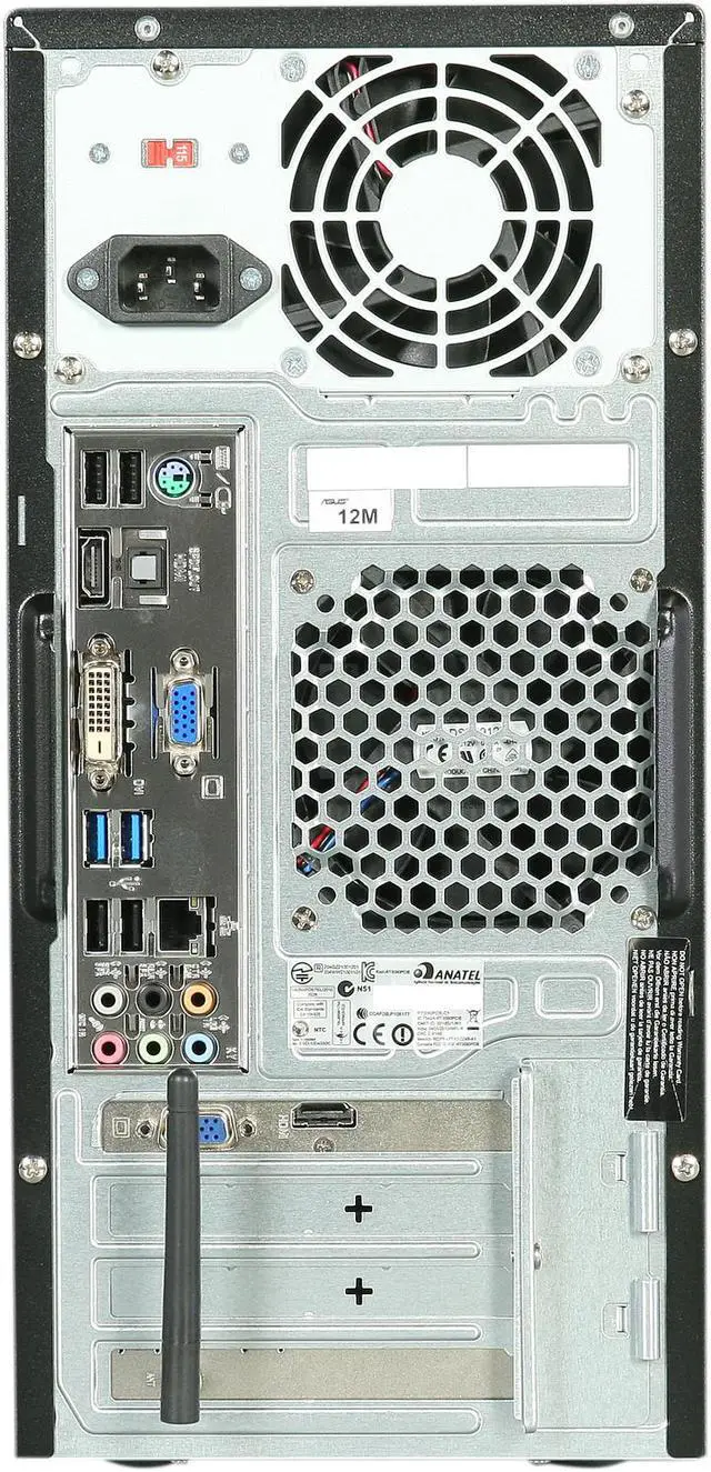 Alt view image 8 of 9 - ASUS Desktop PC CM1740-US-2AG AMD A8-3820 8GB DDR3 1TB HDD AMD Radeon HD 7470 1GB DDR3 Windows 7 Home Premium 64-Bit