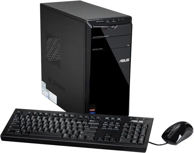 Main image of ASUS Desktop PC CM1740-US-2AC AMD A6-3600 4GB 1TB HDD AMD Radeon HD 6530D Windows 7 Home Premium