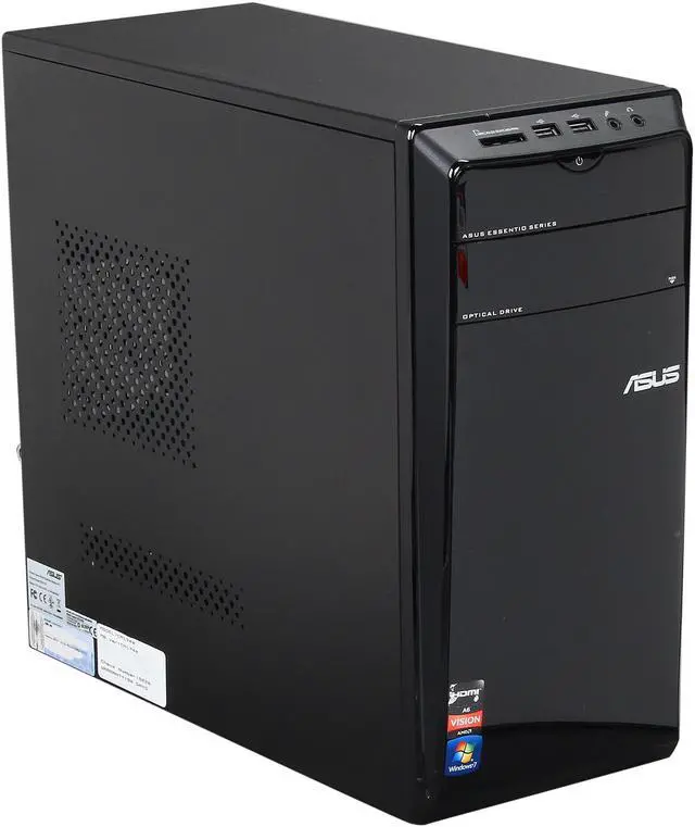 Alt view image 6 of 8 - ASUS Desktop PC CM1740-US-2AC AMD A6-3600 4GB 1TB HDD AMD Radeon HD 6530D Windows 7 Home Premium