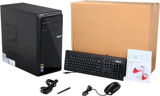 Alt view image 8 of 8 - ASUS Desktop PC CM1740-US-2AC AMD A6-3600 4GB 1TB HDD AMD Radeon HD 6530D Windows 7 Home Premium