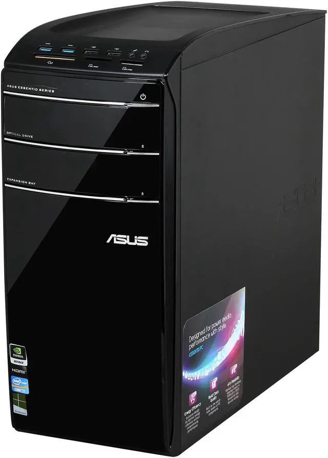 Alt view image 3 of 6 - ASUS Desktop PC CM6730-US005S Intel Core i5-3350P 6GB DDR3 1TB HDD AMD Radeon HD 7470 1GB Windows 8