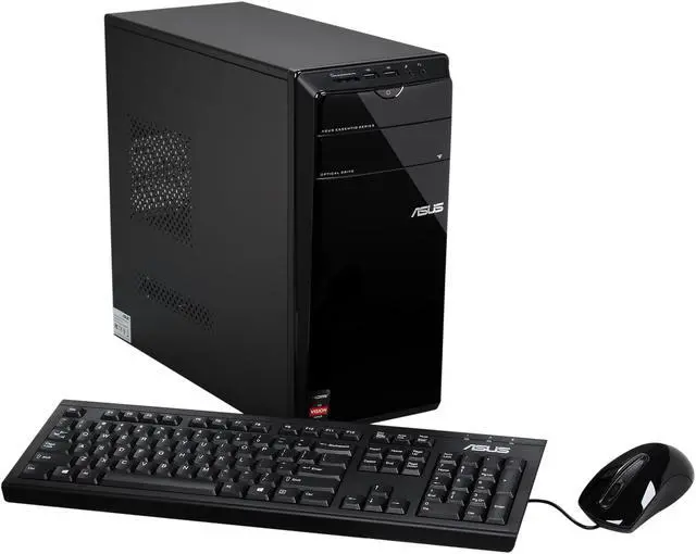 Main image of ASUS Desktop PC CM1745-US007S AMD A8-5500 8GB DDR3 1TB HDD AMD Radeon HD 7560D Windows 8