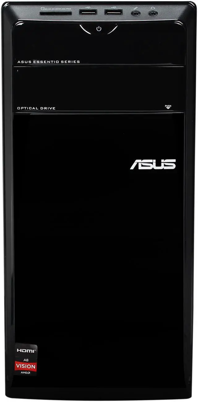 Alt view image 2 of 8 - ASUS Desktop PC CM1745-US007S AMD A8-5500 8GB DDR3 1TB HDD AMD Radeon HD 7560D Windows 8