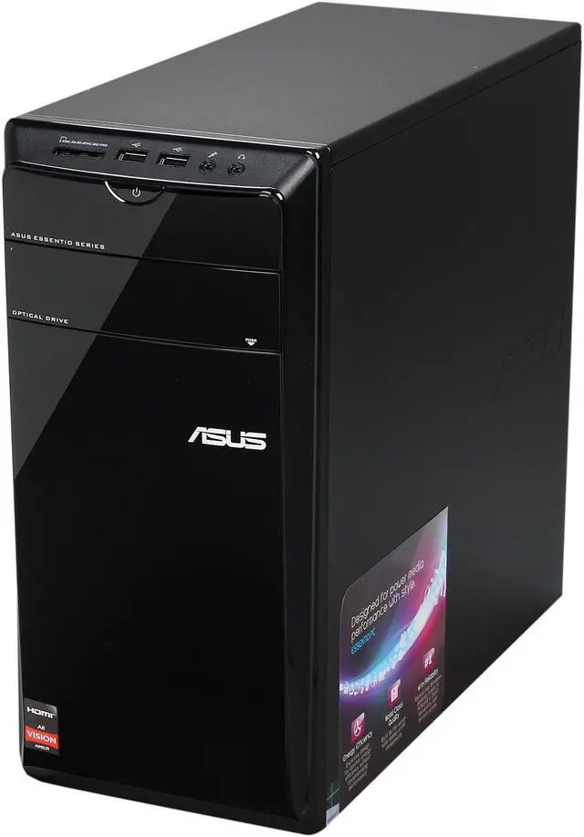 Alt view image 3 of 8 - ASUS Desktop PC CM1745-US007S AMD A8-5500 8GB DDR3 1TB HDD AMD Radeon HD 7560D Windows 8
