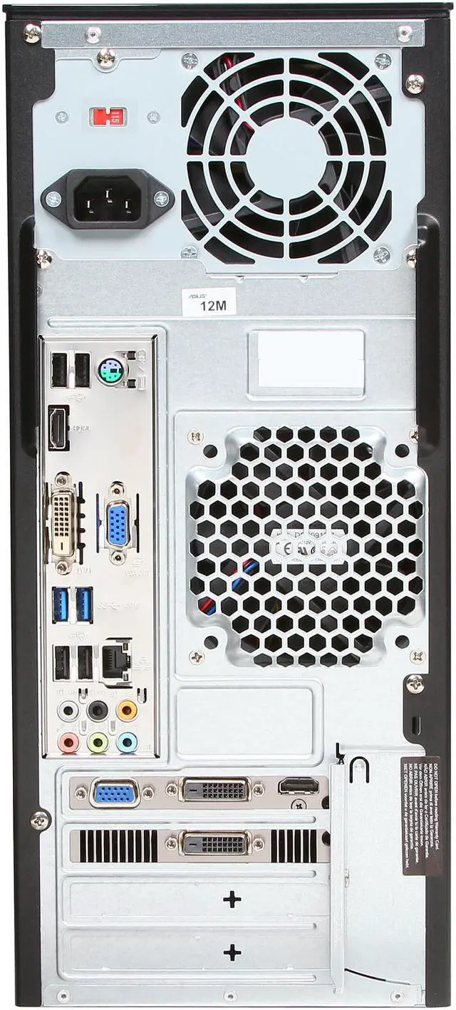 Alt view image 6 of 7 - ASUS Desktop PC CM6870-US014S Intel Core i7-3770 32GB DDR3 1TB HDD NVIDIA Geforce GTX 650 1GB Windows 8