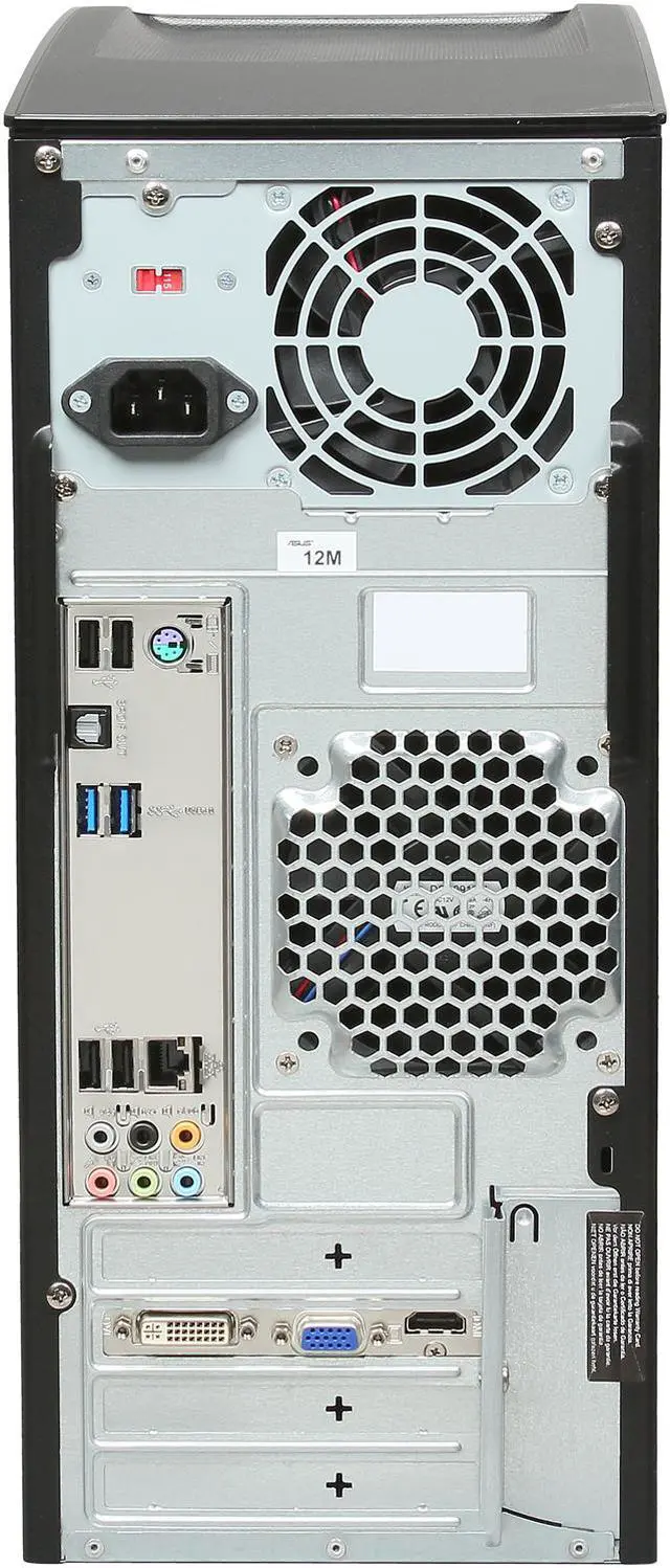 Alt view image 6 of 7 - ASUS Desktop PC CM1855-US004S AMD FX-Series FX-4300 8GB DDR3 1TB HDD AMD Radeon HD 7670 2GB GDDR3 Windows 8