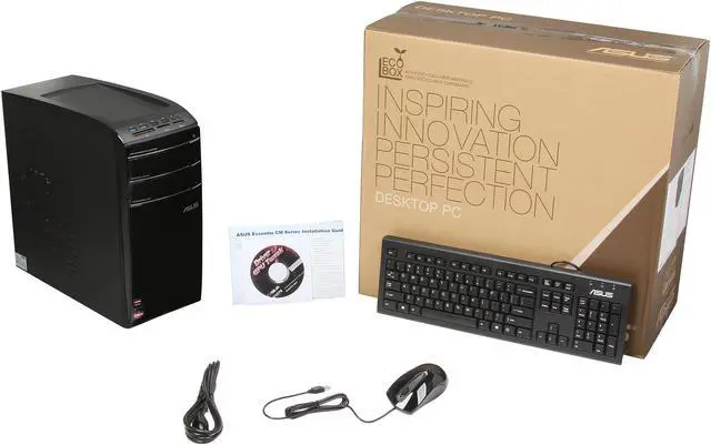 Alt view image 7 of 7 - ASUS Desktop PC CM1855-US004S AMD FX-Series FX-4300 8GB DDR3 1TB HDD AMD Radeon HD 7670 2GB GDDR3 Windows 8