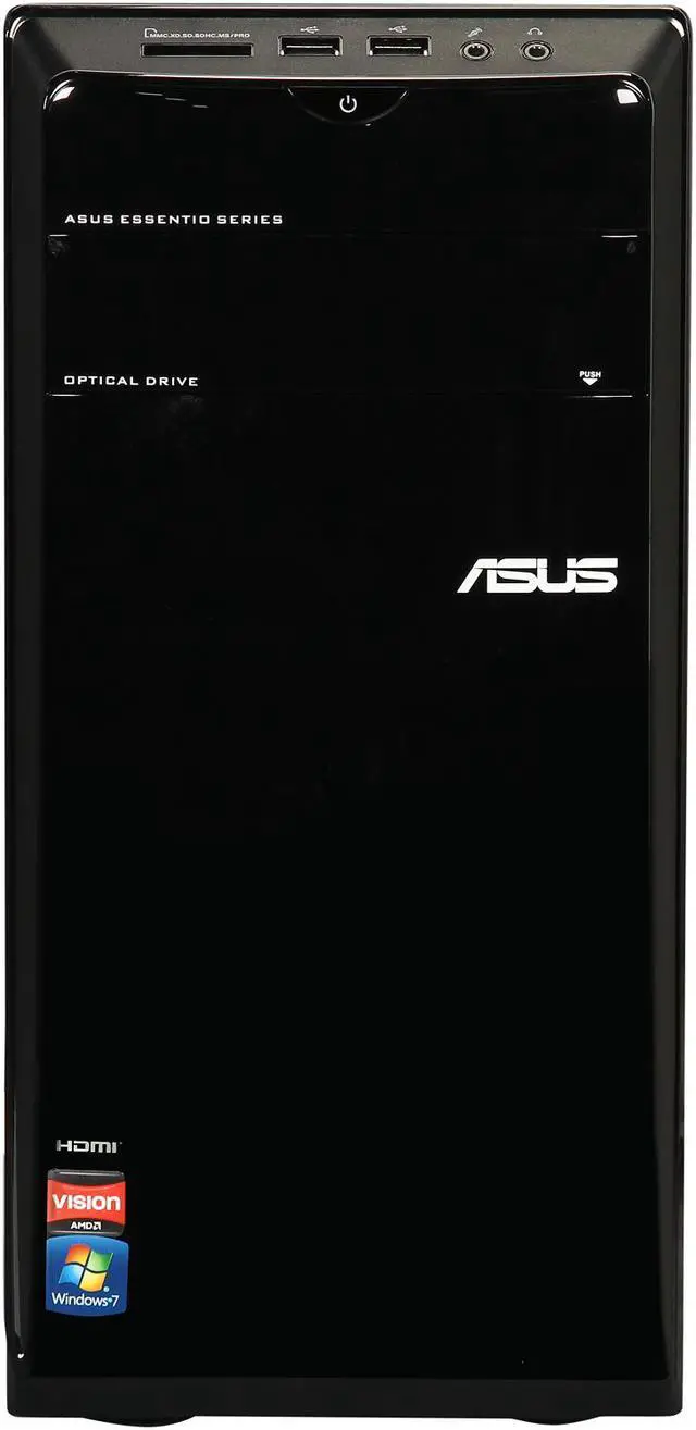 Alt view image 2 of 6 - ASUS Desktop PC Essentio CM1730-03 AMD Athlon II X2 220 4GB DDR3 1TB HDD ATI Radeon 3000 IGP Windows 7 Home Premium 64-Bit