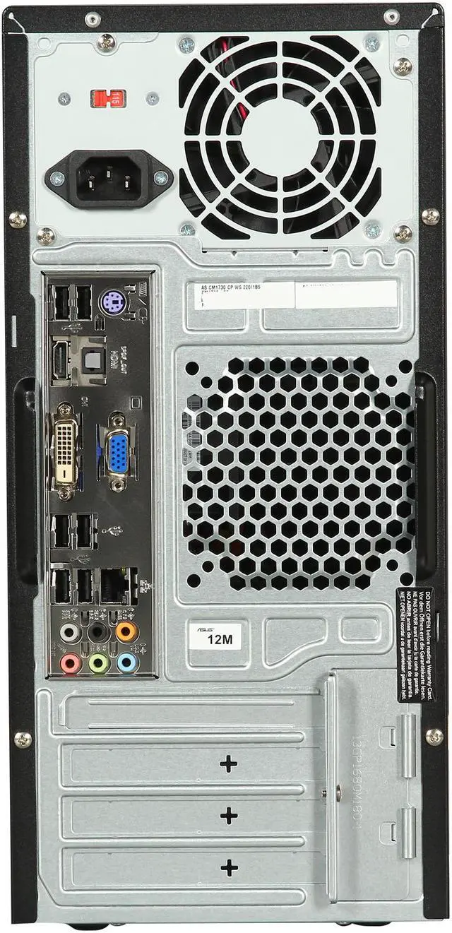 Alt view image 5 of 6 - ASUS Desktop PC Essentio CM1730-03 AMD Athlon II X2 220 4GB DDR3 1TB HDD ATI Radeon 3000 IGP Windows 7 Home Premium 64-Bit
