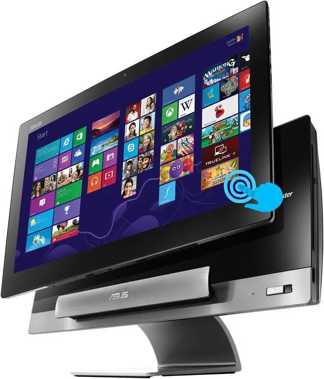 Main image of ASUS Transformer All-in-one P1801-B037K 18.4" Desktop PC Intel Core i5 3350P(3.10GHz) 8GB DDR3 1TB HDD Capacity NVIDIA GeForce GT 730M 2GB PC Station: Genuine Windows 8 Tablet: Android Jelly Bean 4.1