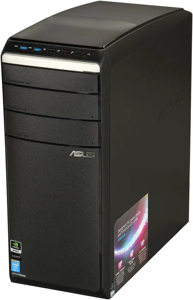 Alt view image 4 of 7 - ASUS Desktop PC M51AC-US004S Intel Core i7-4770 16GB DDR3 1TB HDD NVIDIA GeForce GT 620 2GB Windows 8