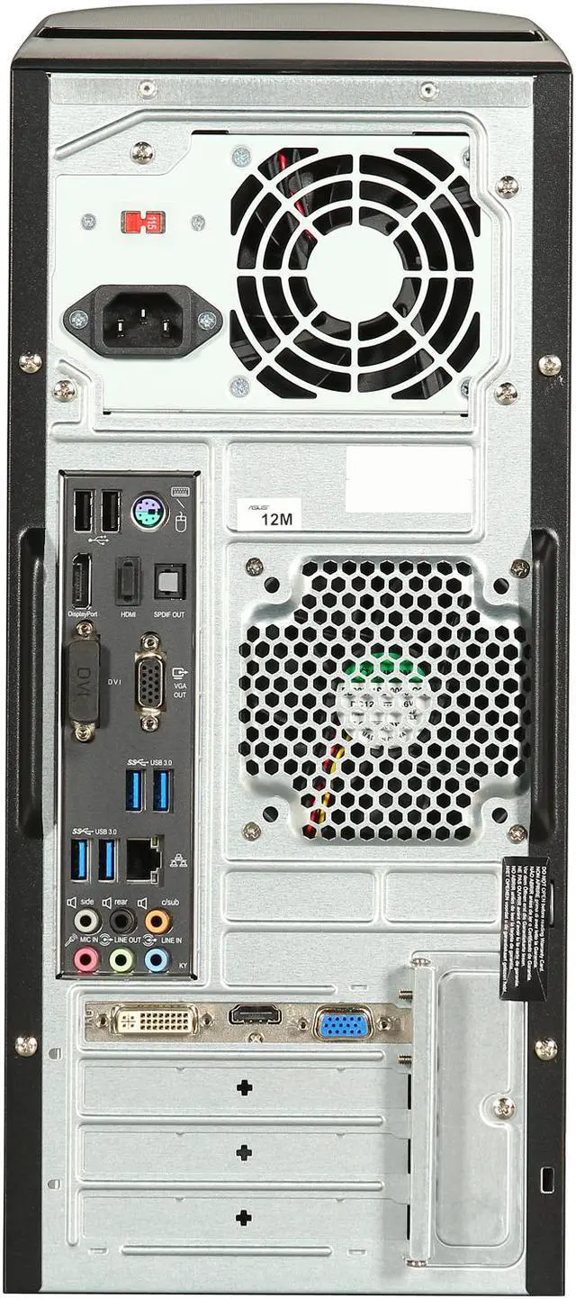 Alt view image 6 of 7 - ASUS Desktop PC M51AC-US004S Intel Core i7-4770 16GB DDR3 1TB HDD NVIDIA GeForce GT 620 2GB Windows 8