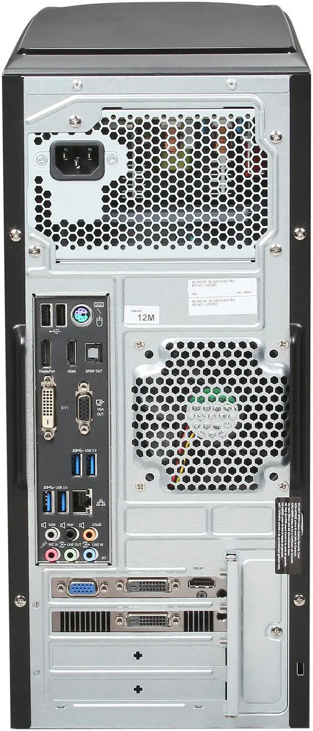 Alt view image 6 of 7 - ASUS Desktop PC M51AC-US006S Intel Core i5-4570 8GB DDR3 1TB HDD NVIDIA GeForce GTX 650 1GB Windows 8