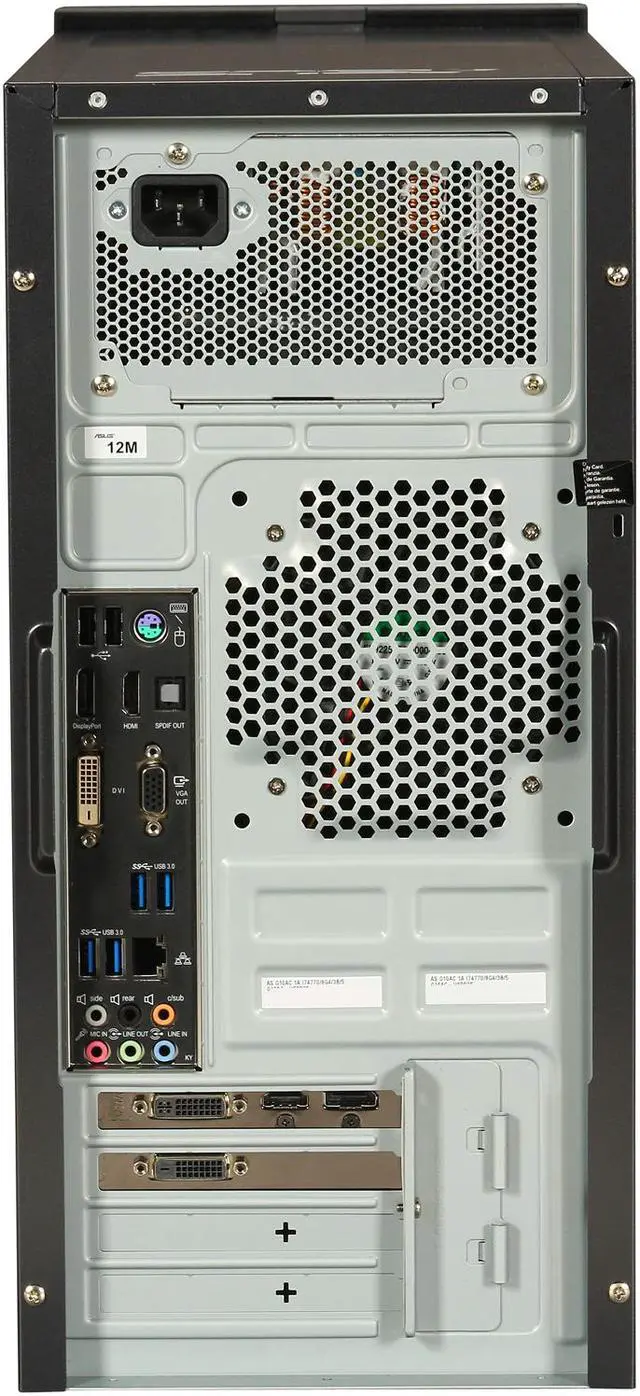Alt view image 5 of 6 - ASUS Desktop PC G10AC-US002S Intel Core i7-4770 32GB DDR3 3TB HDD NV GTX660 3GD5 Windows 8