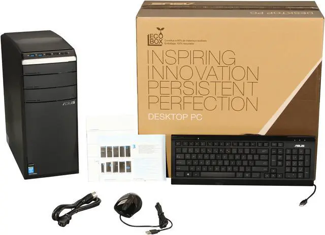 Alt view image 7 of 7 - ASUS Desktop PC M51AC-US005S Intel Core i5-4430S 16GB DDR3 3TB HDD Intel HD Graphics 4600 Windows 8