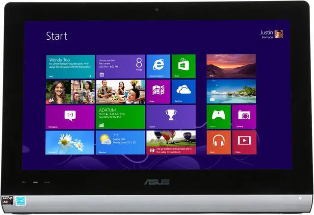 Alt view image 2 of 7 - ASUS All-in-One PC ET2221-01 AMD A8-5550M 4GB DDR3 1TB HDD AMD Radeon HD 8550G Windows 8 64-Bit