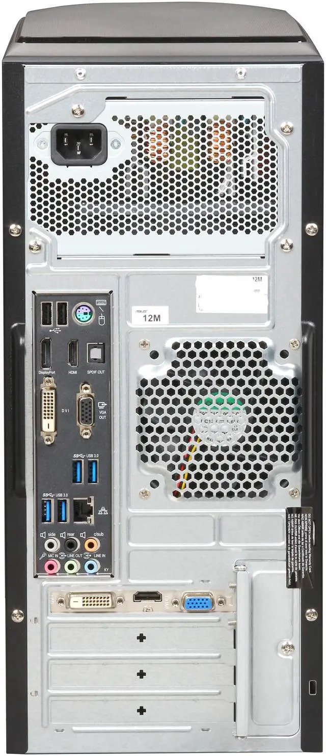 Alt view image 6 of 7 - ASUS Desktop PC M51AC-US016S Intel Core i5-4430 8GB DDR3 1TB HDD NVIDIA GeForce GT 640, 3GB Windows 8