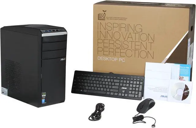 Alt view image 7 of 7 - ASUS Desktop PC M51AC-US016S Intel Core i5-4430 8GB DDR3 1TB HDD NVIDIA GeForce GT 640, 3GB Windows 8