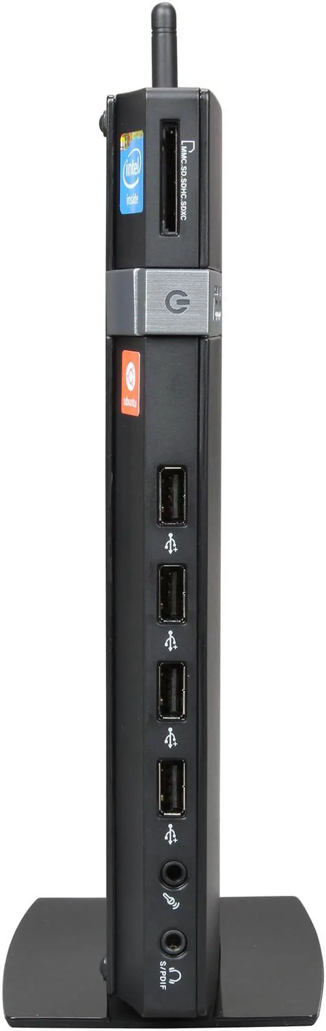 Alt view image 2 of 6 - ASUS Desktop PC Eee Box EB1030-B003L Intel Atom D2550 2GB DDR3 32GB SSD HDD Intel GMA 3650 Linux Ubuntu 12.04