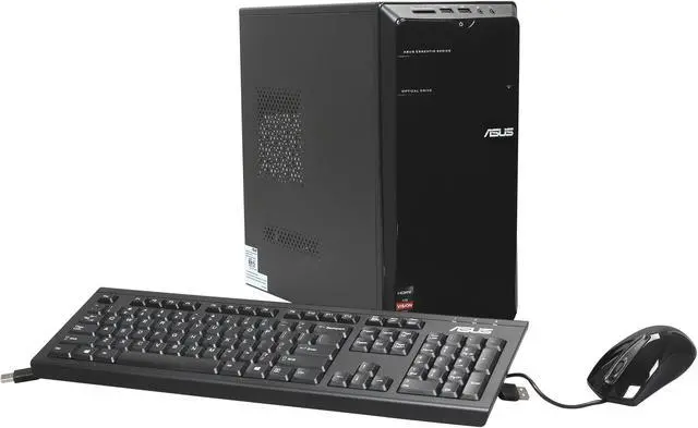 Main image of ASUS Desktop PC CM1745-US009S AMD A10-5700 8GB DDR3 2TB HDD AMD Radeon HD 7560D Windows 8
