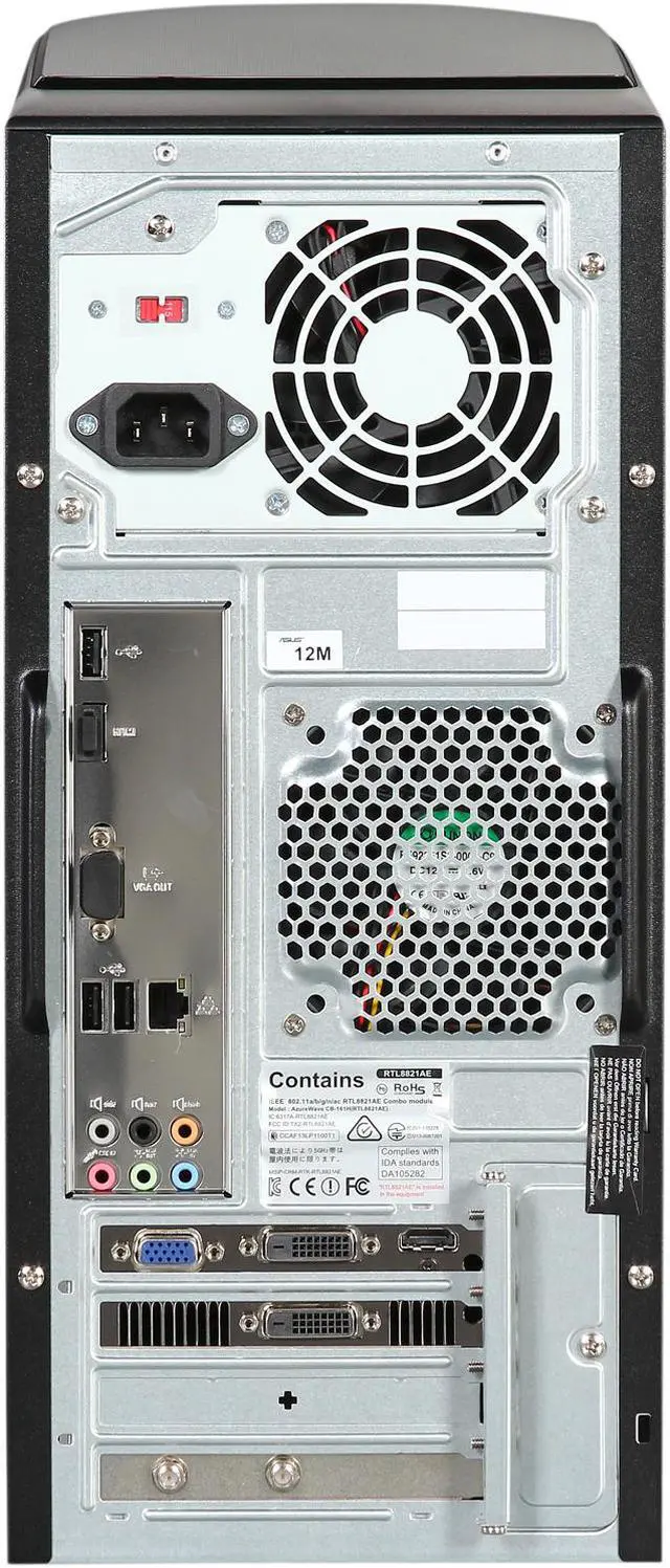 Alt view image 5 of 6 - ASUS Desktop PC M51AD-US003O(90PD00E1-M00050) Intel Core i7-4770 16GB DDR3 1TB HDD NVIDIA GeForce GTX 650 Windows 7 Home Premium