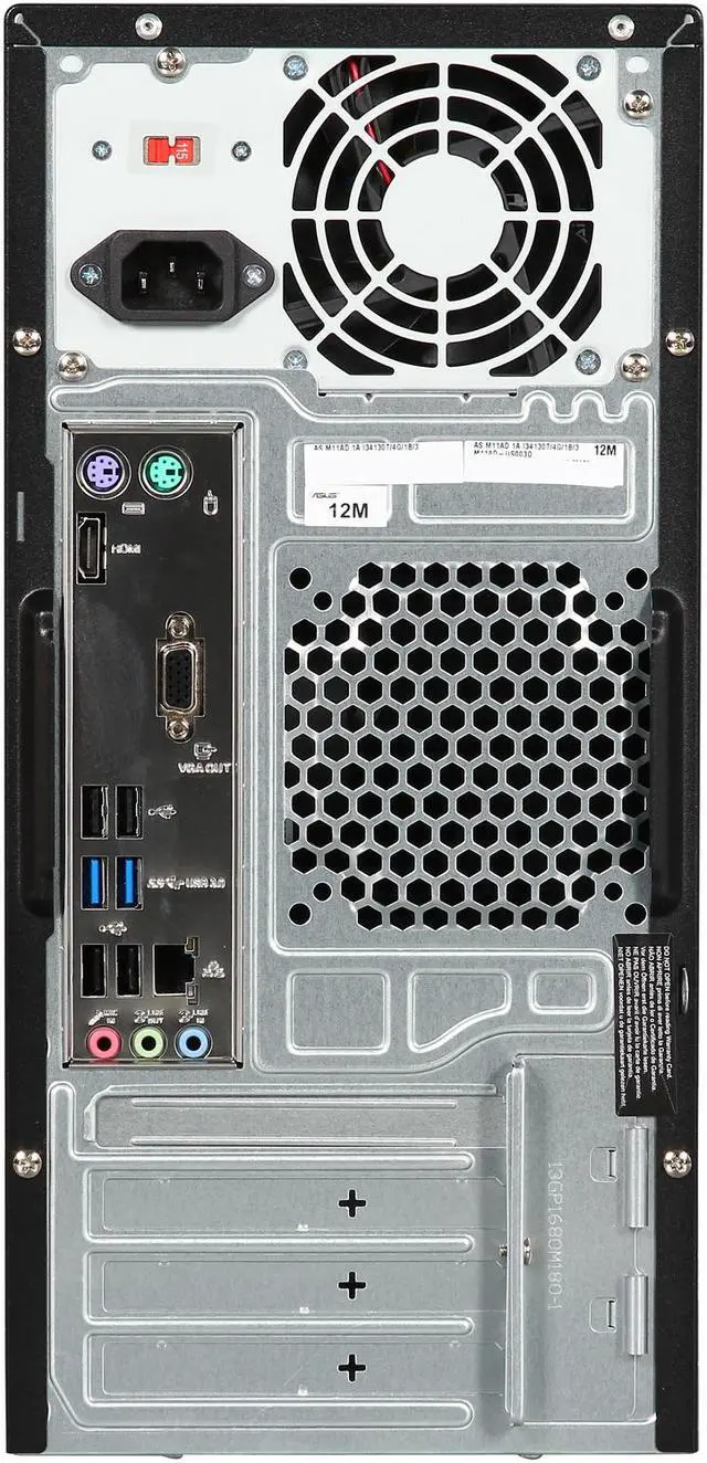 Alt view image 5 of 6 - ASUS Desktop PC M11AD-US003O (90PD00D1-M00460) Intel Core i3-4130T 4GB DDR3 1TB HDD Intel HD Graphics 4400 Windows 7 Home Premium 64-bit