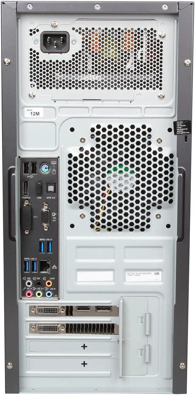 Alt view image 5 of 6 - ASUS Desktop PC G10AC-US005S Intel Core i7-4770 32GB DDR3 3TB HDD NVIDIA GeForce GTX 780 Windows 8