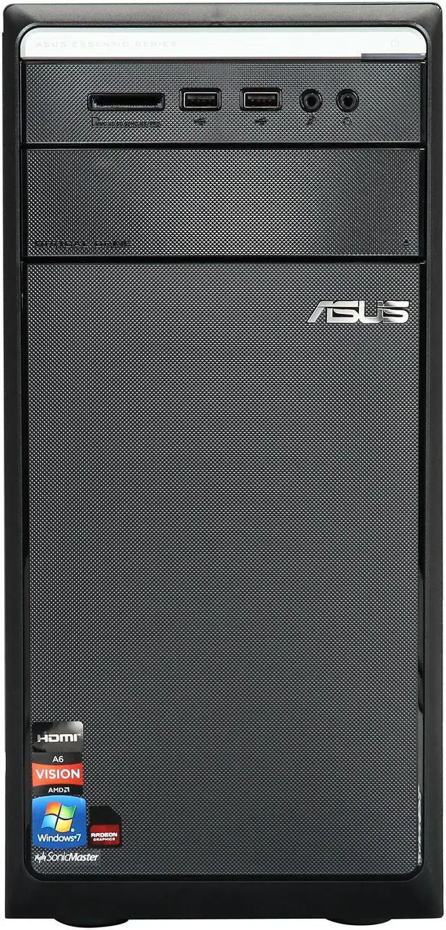 Alt view image 2 of 6 - ASUS Desktop PC M11BB-US002O AMD A6-6400K 8GB DDR3 1TB HDD AMD Radeon HD 8470D Windows 7 Home Premium