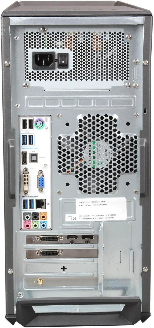 Alt view image 8 of 9 - ASUS ROG Republic of Gamer Tytan Desktop PC CG8480 (CG8480-CA001S) Intel Core i7 3770K 3.50GHz GeForce GTX 660 16GB DDR3 3TB HDD + 128GB SSD Blu-Ray Combo Windows 8