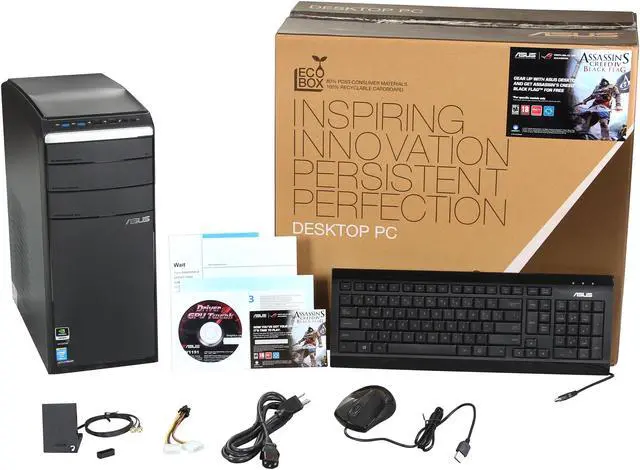 Alt view image 6 of 6 - ASUS Desktop PC M51AD-US002S Intel Core i5-4440 8GB DDR3 1TB HDD NVIDIA GeForce GTX 760 3 GB Windows 8 64-Bit