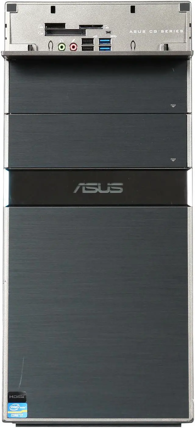 Alt view image 2 of 6 - ASUS CG8270 Desktop PC Intel Core i7 3770 3.40GHz 16GB DDR3 RAM 3TB HDD + 128GB SSD NVIDIA Geforce GTX 660 3GB GPU Blu-Ray Windows 8