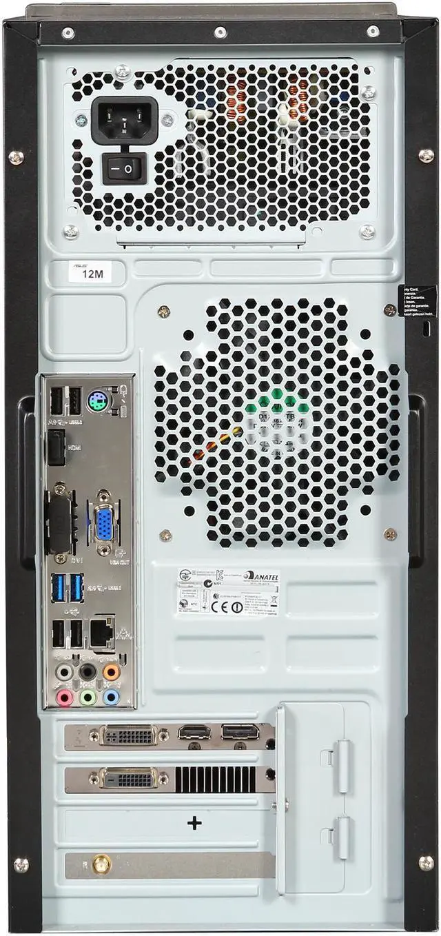 Alt view image 5 of 6 - ASUS CG8270 Desktop PC Intel Core i7 3770 3.40GHz 16GB DDR3 RAM 3TB HDD + 128GB SSD NVIDIA Geforce GTX 660 3GB GPU Blu-Ray Windows 8