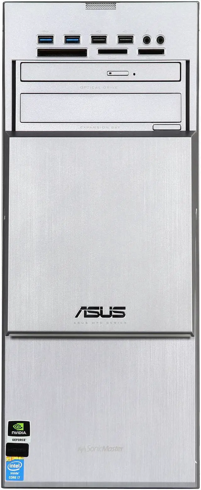 Alt view image 2 of 6 - ASUS Desktop PC M70AD-US003S Intel Core i7-4770 16GB DDR3 1TB HDD + 8GB SSD Hybrid Drive HDD NVIDIA GeForce GTX 650 1GB Windows 8.1