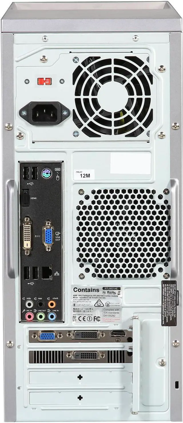 Alt view image 5 of 6 - ASUS Desktop PC M70AD-US003S Intel Core i7-4770 16GB DDR3 1TB HDD + 8GB SSD Hybrid Drive HDD NVIDIA GeForce GTX 650 1GB Windows 8.1