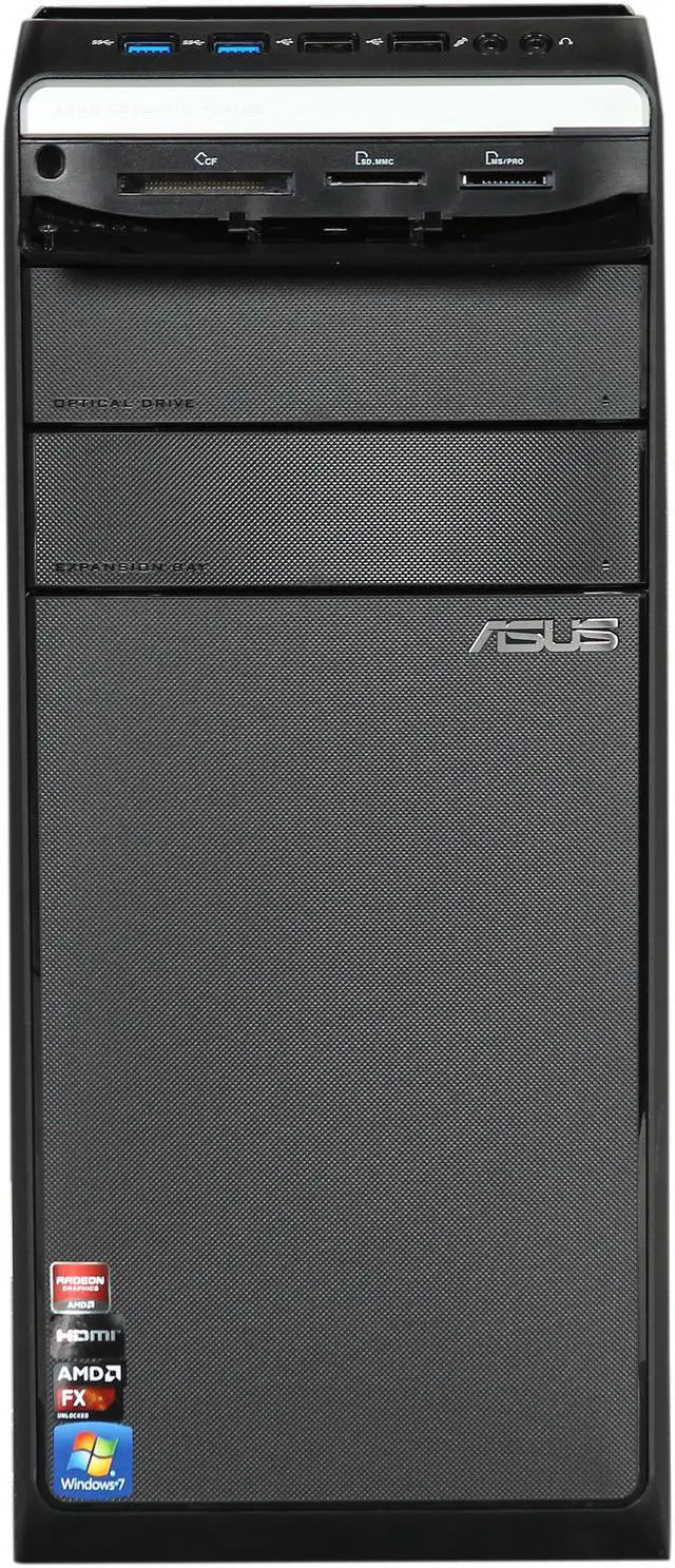 Alt view image 2 of 6 - ASUS Desktop PC M51BC-US008O AMD FX-Series FX-6300 (3.50 GHz) 16 GB DDR3 1 TB HDD AMD Radeon R7 240 2 GB Windows 7 Home Premium 64-bit
