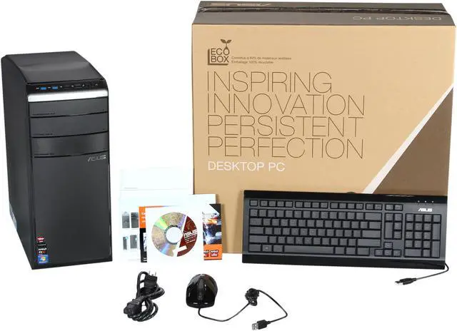 Alt view image 6 of 6 - ASUS Desktop PC M51BC-US008O AMD FX-Series FX-6300 (3.50 GHz) 16 GB DDR3 1 TB HDD AMD Radeon R7 240 2 GB Windows 7 Home Premium 64-bit