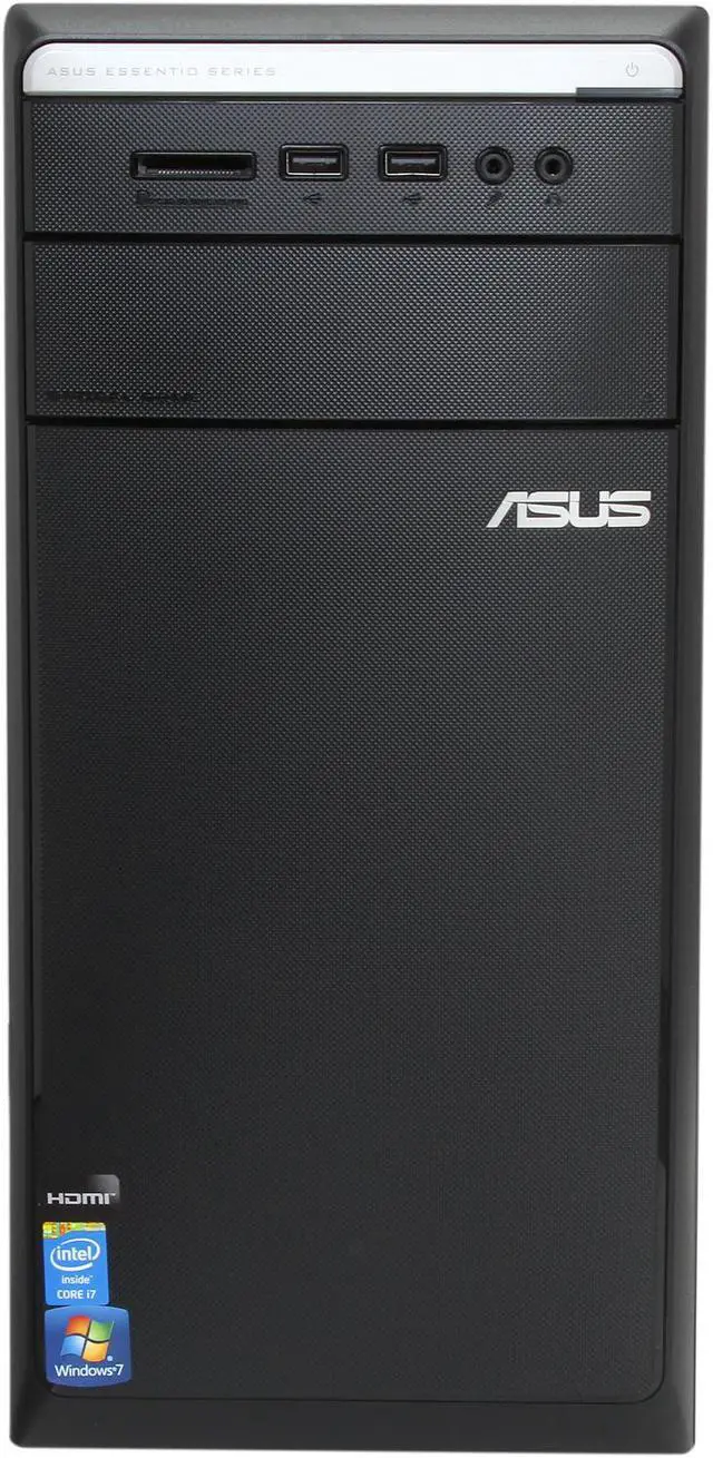 Alt view image 2 of 6 - ASUS Desktop PC M11AD-US002Q Intel Core i7-4770S 8GB DDR3 1TB HDD Intel HD Graphics 4600 Windows 7 Professional 64-Bit