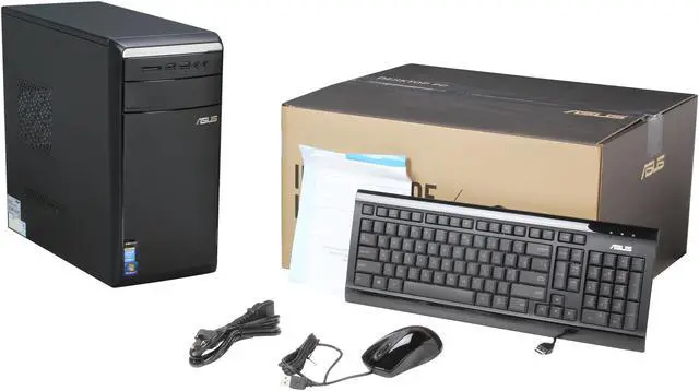 Alt view image 6 of 6 - ASUS Desktop PC M11AD-US003Q Intel Core i3-4150 4GB DDR3 1TB HDD Intel HD Graphics 4400 Windows 7 Professional 64-Bit