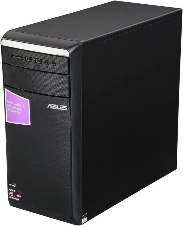 Alt view image 3 of 6 - Asus M11BB-US012S Desktop Computer - AMD A-Series A10-6700 3.70 GHz - Tower