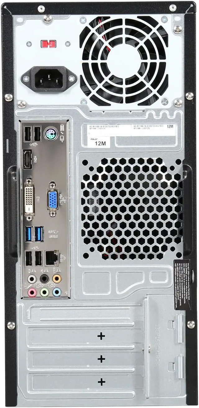 Alt view image 5 of 6 - Asus M11BB-US012S Desktop Computer - AMD A-Series A10-6700 3.70 GHz - Tower