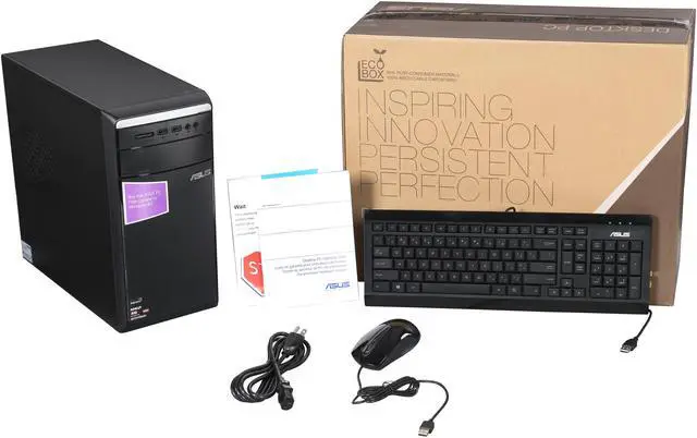 Alt view image 6 of 6 - Asus M11BB-US012S Desktop Computer - AMD A-Series A10-6700 3.70 GHz - Tower
