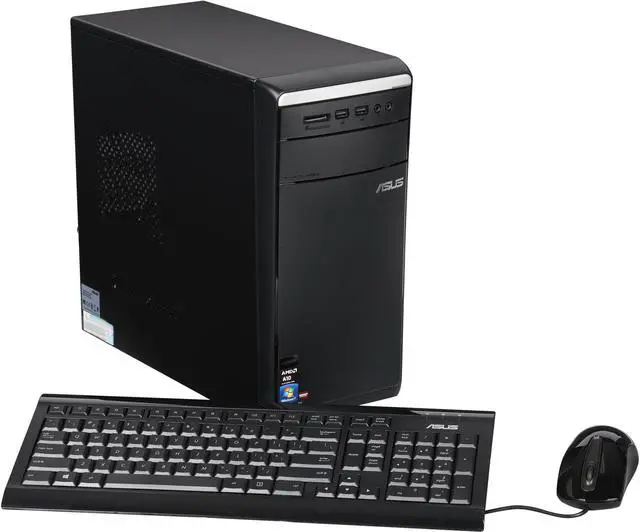 Main image of ASUS Desktop PC M11BB-US001O AMD A10-6700 8GB DDR3 1TB HDD AMD Radeon HD 8670D Windows 7 Home Premium