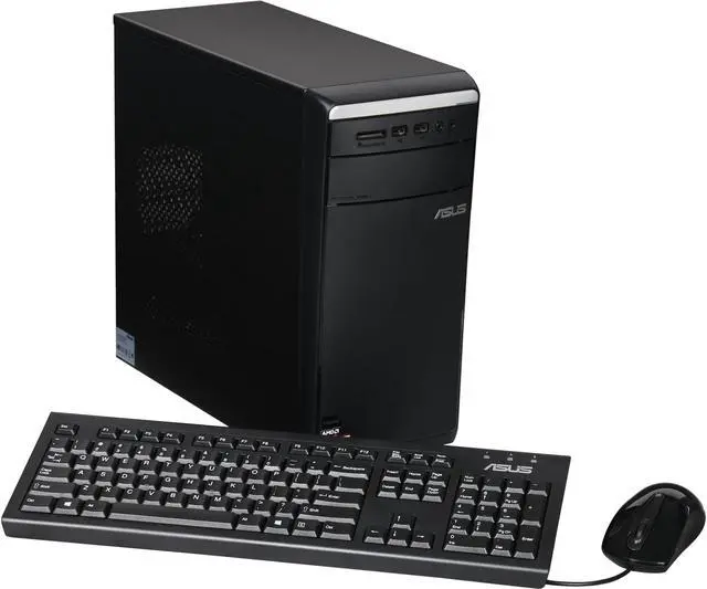 Main image of ASUS Desktop PC M11BB-US011S AMD A4-6300 4GB DDR3 1TB HDD AMD Radeon HD 8370D Windows 8
