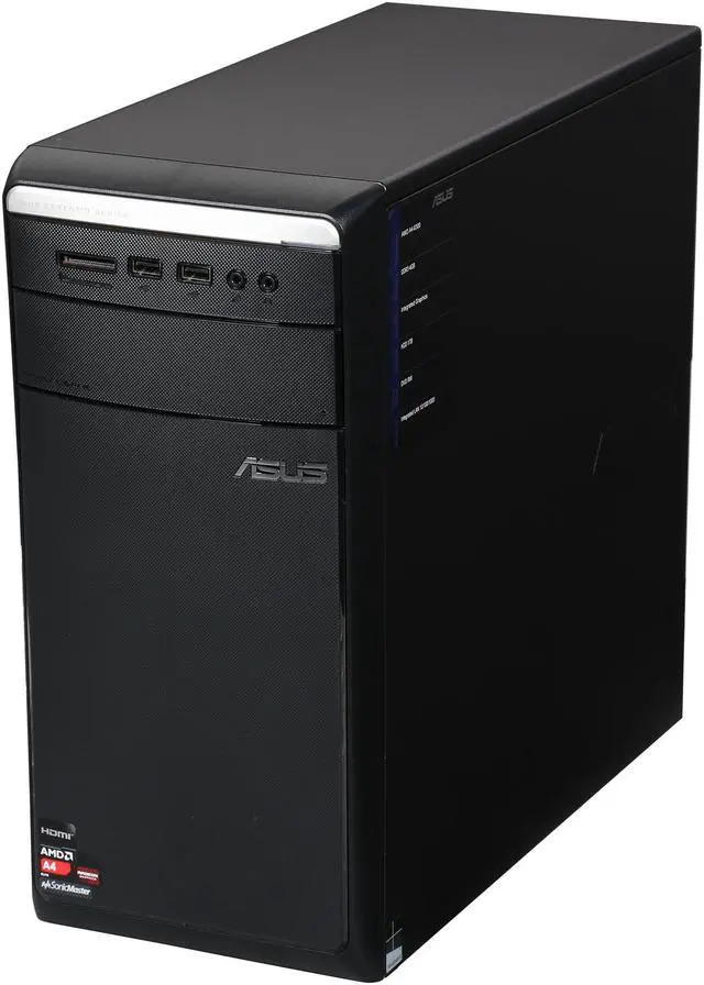 Alt view image 3 of 9 - ASUS Desktop PC M11BB-US011S AMD A4-6300 4GB DDR3 1TB HDD AMD Radeon HD 8370D Windows 8