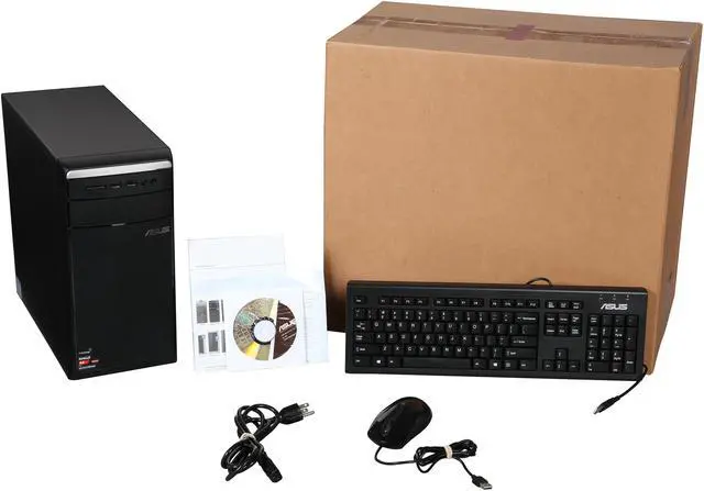Alt view image 9 of 9 - ASUS Desktop PC M11BB-US011S AMD A4-6300 4GB DDR3 1TB HDD AMD Radeon HD 8370D Windows 8