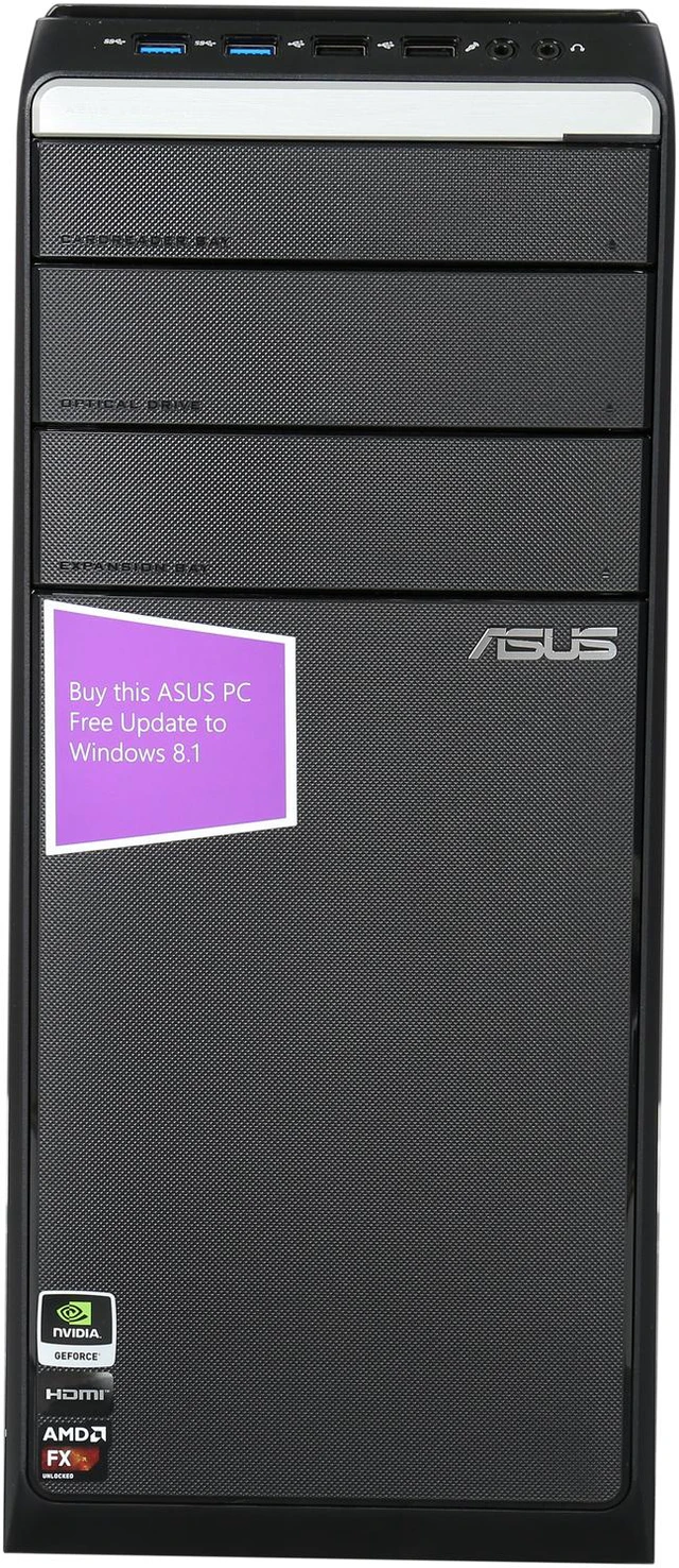 Alt view image 2 of 6 - ASUS Desktop PC M51BC-CA004S AMD FX-Series FX-8300 8GB DDR3 1TB HDD NVIDIA GeForce GTX 650 1GB GDDR5 Windows 8
