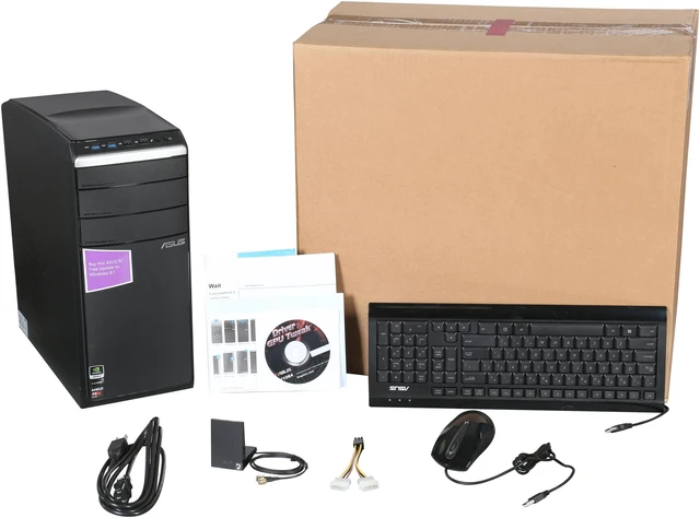 Alt view image 6 of 6 - ASUS Desktop PC M51BC-CA004S AMD FX-Series FX-8300 8GB DDR3 1TB HDD NVIDIA GeForce GTX 650 1GB GDDR5 Windows 8